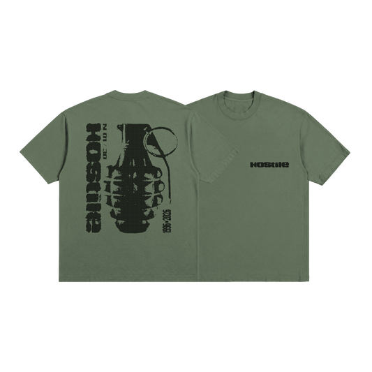 Pack T-shirt Limité Hostile Grenade + Compilation Hostile Hip hop 1