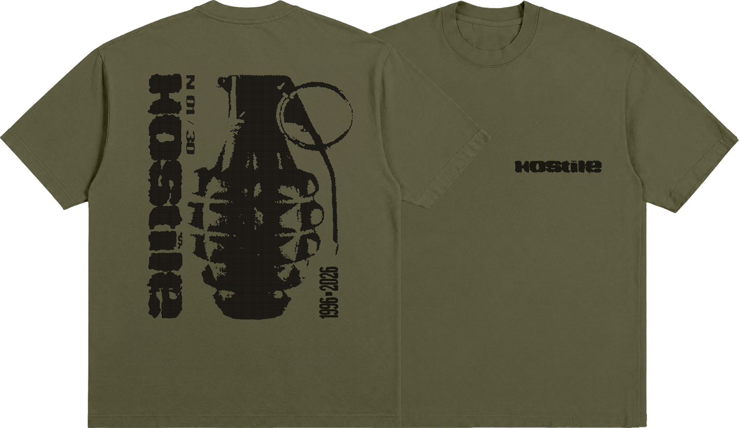 Pack T-shirt Limité Hostile Grenade + Compilation Hostile Hip hop 1