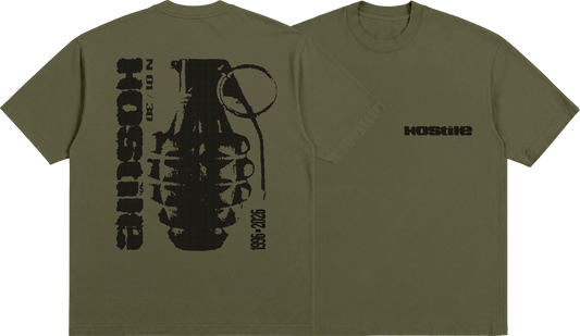 Pack T-shirt Limité Hostile Grenade + Compilation Hostile Hip hop 1